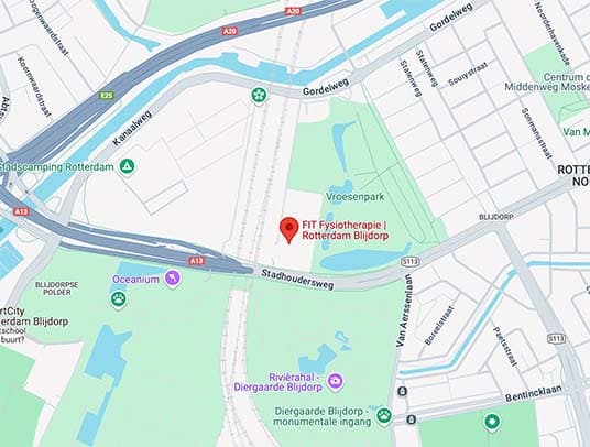 Rotterdam Noord map.