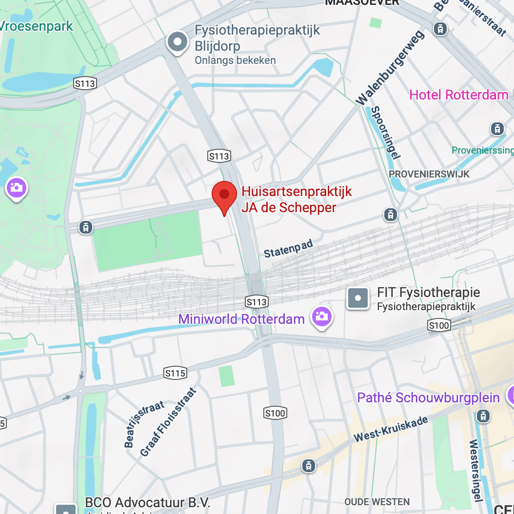 Rotterdam Statenweg map.